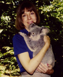 Amanda with koala
